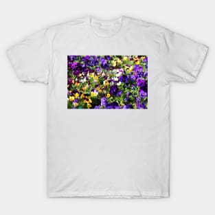 Cheerful Pansies T-Shirt